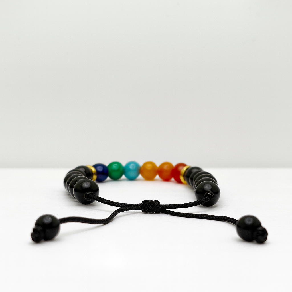 Vensus Black Onyx Chakra Fusion Bracelet
